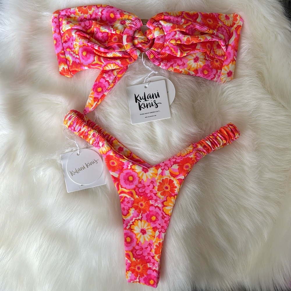 Kulani Kinis Retro Y Thong Bikini Bottom